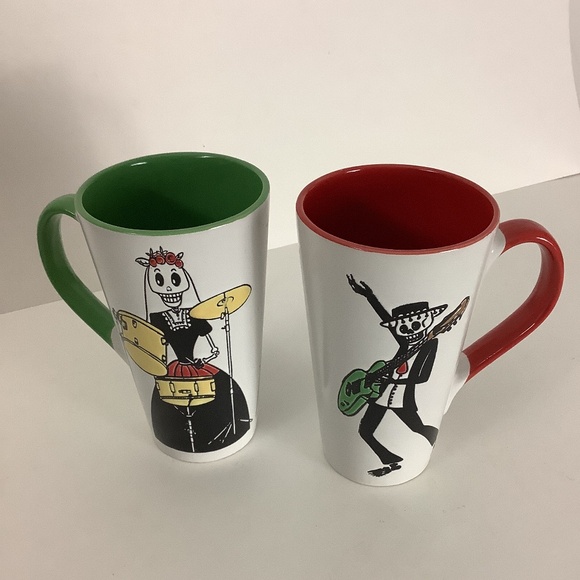 Coffee Mugs Goth Design Musical Artsy Holiday Party Punk Band Fun - Picture 2 of 7